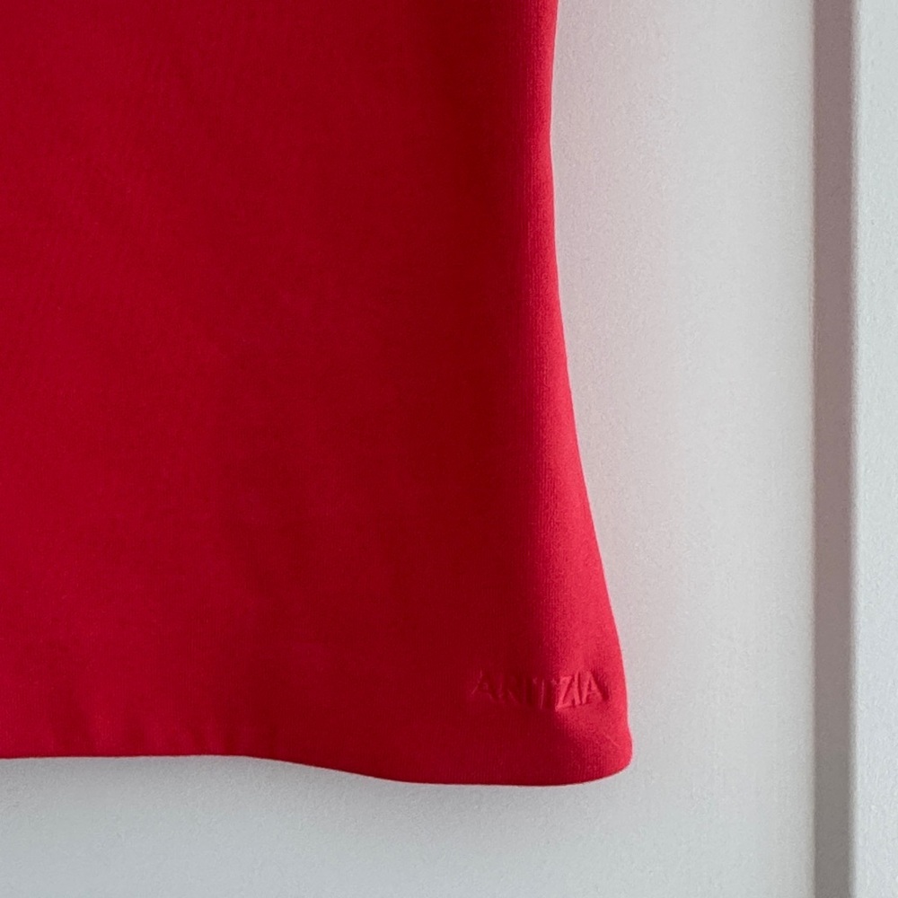 Aritzia bodycon Bold Red Short Sleeve Tee - Picture 5 of 5